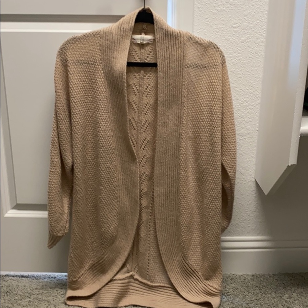 Pink Rose open cardigan